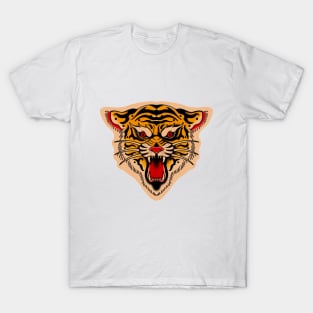 Tiger Traditional Tattoo T-Shirt